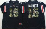 Ohio State Buckeyes #16 J.T. Barrett black fashion college football jersey(1)