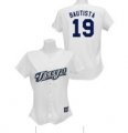 Toronto Blue Jays 19 BAUTISTA women white mlb jerseys