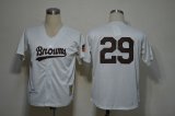 St. Louis Browns 29 throback mlb white jerseys