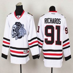 2015 Chicago Blackhawks #91 Richards White reebok nhl Jersey(1)