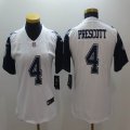 Women Dallas Cowboys #4 Dak Prescott Nike White Color Rush Limited Jersey