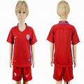 2016 Chile team red kid soccer jersey home