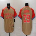 American League #29 Tarik Skubal Nike Cream 2024 MLB All-Star Game Limited Jersey 01