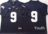 Youth Penn State Nittany Lions #9 Trace McSorley dark blue college football jersey