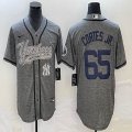 Nike New York Yankees #65 Nestor Cortes Jr Hemp grey majestic baseball Jersey Joint name 02