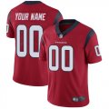 Customized Texans red nike Color Rush Limited Jersey