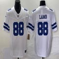 Nike Dallas Cowboys #88 CeeDee Lamb white color Rush Limited Jerseys 03