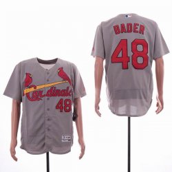 St Louis Cardinals #48 Harrison Bader gray Flexbase Authentic Collection Jersey