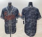 Nike Baltimore Orioles blank grey camo MLB Baseball jerseys Joint name-BD