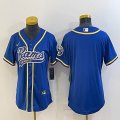 Youth Nike Nike Los Angeles Rams blank blue baseball jerseys Joint name-BD