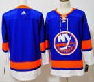 Adidas New York Islanders blank blue hockey jersey