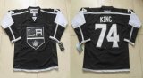 Los Angeles Kings #74 Dwight King Black NHL Jerseys