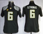 Women Oregon Duck De'Anthony Thomas 6 College Football Limited Jerseys - Black