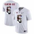 Custom Alabama Crimson Tide #6 Ha Ha Clinton-Dix white fashion college football jersey