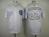 Chicago Cubs #23 Ryne Sandberg White MLB baseball Jersey