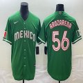 2023 World Cup Mexico #56 Randy Arozarena green majestic baseball jerseys 07