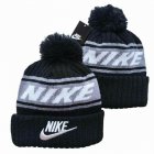 2024 Nike black gray white Sport Cuffed Knit Hats 01