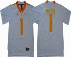 Tennessee Volunteers #1 Jason Witten white college football jersey