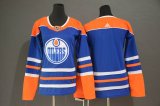 Women Adidas Connor Mcdavid blank blue orange Ice Hockey-WL