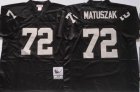 Oakland Raiders #72 John Matuszak Black Throwback Jersey-pns