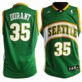 Oklahoma thunder 35 Durant green basketball jersey