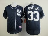 San Diego Padres #33 James Shields Dark Blue mlb Jerseys