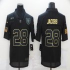 Nike Oakland Raiders #28 Josh Jacobs black Salute to Service Limited Jersey-BD