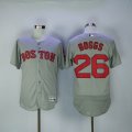 Boston Red Sox #26 Wade Boggs gray Flexbase Authentic Collection Jersey