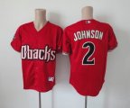 Arizona Diamondback 2 Johnson red baseball jersey