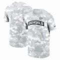 Cincinnati Bengals Nike Arctic Camo 2024 Salute To Service Performance T-Shirt