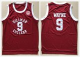 Dwayne Wayne Different World 9 Hillman College Theater red Movie Basketball Jersey