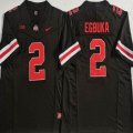 Ohio State Buckeyes #2 Emeka Egbuka black college football jerseys