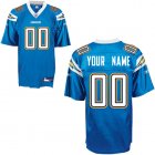 San Diego Chargers Customized Personalized Alternate Jerseys