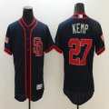 2016 San Diego Padres #27 Matt Kemp dark blue Flexbase Authentic Collection Jersey