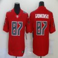 Nike Tampa Bay Buccaneers #87 Rob Gronkowski red Color Rush Limited jersey-BD 01