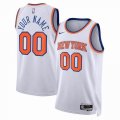 Customized New York Knicks white NBA Jerseys