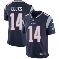 Nike New England Patriots #14 Brandin Cooks blue Color Rush Limited Jersey