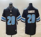 Nike Detroit Lions #20 B.Sanders Nike black Color Rush Limited Player Jerseys