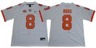 Clemson Tigers #8 Justyn Ross white College Football Color Rush Limited Jersey-HJ