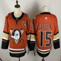 Adidas Anaheim ducks 15 Ryan Getzlaf orange hockey jerseys-FH