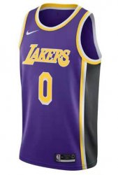 Nike NBA Los Angeles Lakers #0 Westbrook purple nba basketball Jerseys-HL