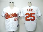 Baltimore Orioles #25 LEE white baseball Jerseys