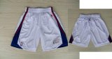 Los Angeles Clippers white basketball shorts