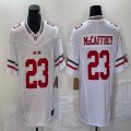 Nike San Francisco 49ers #23 Christian McCaffrey white Color Rush Limited Jersey-BD 04