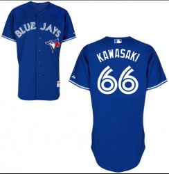 Toronto Blue Jays Authentic 66 Munenori Kawasaki Blue mlb Jersey