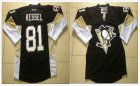 Reebok Pittsburgh Penguins #81 Phil Kessel Black Jersey