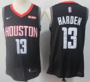 Nike Houston Rockets #13 James Harden black nba jersey-S8