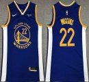 Golden State Warriors #22 Andrew Wiggins blue nike nba basketball jerseys 75th-XD