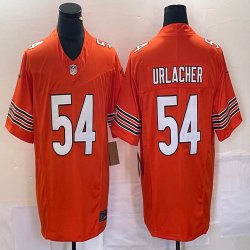 Chicago Bears #54 Brian Urlacher orange Nike Scarlet Vapor F.U.S.E. Limited Jersey-BD 03