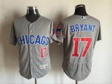 2016 Chicago Cubs #17 Kris Bryant gray Flexbase Authentic Collection Jersey